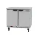 Beverage Air WTF36AHC-FLT 36" 2-Section Worktop Freezer w/ 2 Doors, 8.7 cu. ft. 1 image