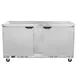 Beverage Air WTF60AHC-FLT 60" 2-Section Worktop Freezer w/ 2 Doors, 14.4 cu. ft. 2 image