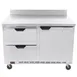 Beverage Air WTFD48AHC-2 48" 2-Section Worktop Freezer w/ 2 Drawers & 1 Door, 11.4 cu. ft. 1 image
