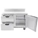 Beverage Air WTFD48AHC-2 48" 2-Section Worktop Freezer w/ 2 Drawers & 1 Door, 11.4 cu. ft. 2 image