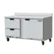Beverage Air WTFD60AHC-2-FIP 60" 2-Section Worktop Freezer w/ 2 Drawers & 1 Door, 14.4 cu. ft. 1 image