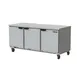 Beverage Air WTR72AHC-FLT 72" 3-Section Worktop Refrigerator w/ 3 Doors, 18 cu. ft. 1 image