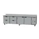Beverage Air WTRD119AHC-4 119" 4-Section Worktop Refrigerator w/ 4 Drawers & 2 Doors, 40 cu. ft. 1 image