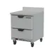 Beverage Air WTRD27AHC-2 27" 1-Section Worktop Refrigerator w/ 2 Drawers, 6.13 cu. ft. 1 image