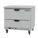 Beverage Air WTRD36AHC-2-FLT 36" 1-Section Worktop Refrigerator w/ 2 Drawers, 8.5 cu. ft. 1 image