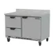 Beverage Air WTRD48AHC-2 48" 2-Section Worktop Refrigerator w/ 2 Drawers & 1 Door, 11.8 cu. ft. 1 image