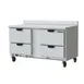 Beverage Air WTRD60AHC-4-FIP 60" 2-Section Worktop Refrigerator w/ 4 Drawers, 14.75 cu. ft. 1 image