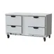 Beverage Air WTRD60AHC-4-FLT 60" 2-Section Worktop Refrigerator w/ 4 Drawers, 14.75 cu. ft. 1 image