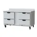 Beverage Air WTRD60AHC-4 60" 2-Section Worktop Refrigerator w/ 4 Drawers, 14.75 cu. ft. 1 image