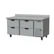 Beverage Air WTRD67AHC-4 67" 2-Section Worktop Refrigerator w/ 4 Drawers, 19 cu. ft. 1 image