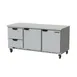 Beverage Air WTRD72AHC-2-FLT 72" 3-Section Worktop Refrigerator w/ 2 Drawers & 2 Doors, 18 cu. ft. 1 image