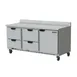 Beverage Air WTRD72AHC-4-FIP 72" 3-Section Worktop Refrigerator w/ 4 Drawers & 1 Door, 18 cu. ft. 1 image