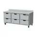 Beverage Air WTRD72AHC-6 72" 3-Section Worktop Refrigerator w/ 6 Drawers, 17.88 cu. ft. 1 image