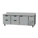 Beverage Air WTRD93AHC-4 93" 3-Section Worktop Refrigerator w/ 4 Drawers & 1 Door, 30 cu. ft. 1 image