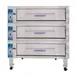 Bakers Pride ER-3-12-3836 55" Electric Bake/Roast 3-Deck Oven w/ Infinite Controls, 140°F - 550°F 1 image