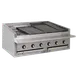 Bakers Pride L-48RS 48" Low Profile Countertop Gas Radiant Charbroiler w/ (10) Burners, 150.000 BTU 1 image