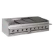 Bakers Pride L-72RS-R 72" Low Profile Countertop Gas Radiant Charbroiler w/ (16) Burners, 240.000 BTU 1 image