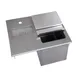 BK Resources BK-DIWSBL-2118G Drop-in Ice Bin with Water Station  1 image