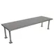 BK Resources BK-OSS-2472BN Single Overshelf, Table Mount, 72"W X 24"D 1 image