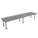 BK Resources BK-OSS-2484BN Single Overshelf, Table Mount, 84"W X 24"D 1 image