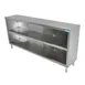 BK Resources BKDC-1836 Open Front Dish Cabinet with Fixed Shelf, 18 Gauge S.Steel Body / 36"x18" 1 image