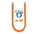 BK Resources BKG-GHC-10072-SCK2 Gas Hose Connection Kit # 2 1 image