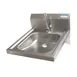 BK Resources BKHS-ADA-D-1-P-G 14" Wall Mounted Hand Sink with e-Faucet - 18 gauge 1 image