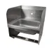 BK Resources BKHS-W-1410-1-SS-BKK 14" Wall Mounted Hand Sink without Faucet - with Knee Valve Bracket 1 image