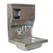 BK Resources BKHS-W-1410-4D-TD-PG 14" Wall Mounted Hand Sink with Faucet, Soap & Towel Dispenser 1 image