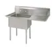 BK Resources BKS-1-1620-12-18R One Compartment Sink, 36-1/2"W X 25-13/16"D X 43-3/4"H 1 image