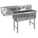 BK Resources BKS-2-18-12-18LS Sink, Two Compartment 1 image