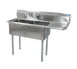 BK Resources BKS-2-18-12-18R Sink, Two Compartment 1 image