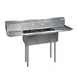 BK Resources BKS-3-1220-12-12TS Three Compartment Sink, 60"W X 25-13/16"D X 39-3/4"H 1 image