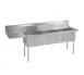 BK Resources BKS-3-15-14-15L Three Compartment Sink, 62-1/2"W X 20-13/16"D X 43-3/4"H 1 image