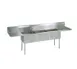 BK Resources BKS-3-24-14-24T 120" Three Compartment Sink, 24"W x 24"L Bowl With 2 Drainboards 1 image