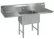 BK Resources BKS6-1-24-14-24TS One Compartment Sink, 75-1/4"W X 29-1/2"D X 44-1/16"H 1 image