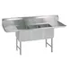 BK Resources BKS6-3-1620-14-18TS 87" Three Compartment Sink, 16"W x 20"L Bowl With 2 Drainboards 1 image