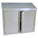 BK Resources BKWCH-1530HL 30" Stainless Steel Enclosed Wall Mounted Cabinet, Hinged Doors w/ Lock 1 image