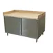 BK Resources CMBT-3060H Chef Table, Cabinet Base with Hinged Doors 1 image