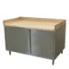 BK Resources CMBT-3660HL Chef Table, Cabinet Base with Hinged Doors & Lock 1 image