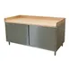 BK Resources CMBT-3672H Chef Table, Cabinet Base with Hinged Doors 1 image