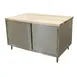 BK Resources CMT-3060H Chef Table, Cabinet Base with Hinged Doors 1 image