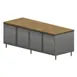 BK Resources CMT-3096H2 Dual Access Chef Table 1 image