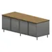 BK Resources CMT-3096HL2 Dual Access Chef Table 1 image