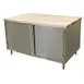BK Resources CMT-3648HL Chef Table, Cabinet Base with Hinged Doors & Lock 1 image