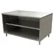 BK Resources CST-2448 Cabinet Base Open Front Work Table, 48"W x 24"D - Square / Flat Edge 1 image