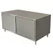 BK Resources CST-2472HL 72" Cabinet Base Hinged Doors Work Table with Lock 1 image