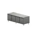 BK Resources CST-30120H 120" Cabinet Base Hinged Doors Work Table with 4 Doors 1 image