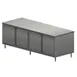 BK Resources CST-3096H2 96" Cabinet Base Dual Access Hinged Doors Work Table with (2) 4 Doors 1 image