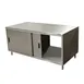 BK Resources CST-3672S2 Cabinet Base with Sliding Doors Chef Table, 72"W x 36"D / Dual Access 1 image